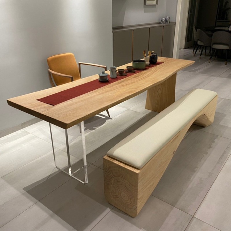 Home Furniture & Hardware Trading - Mesa Flutuante Nórdica de Madeira Maciça