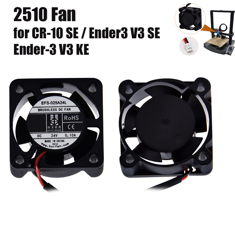 Creality Printer Ender 3 V3 - Rolamento de esferas 2510 ventilador para