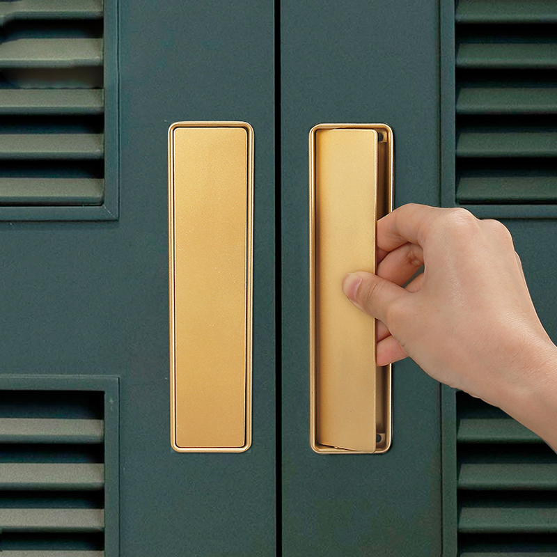 Furniture Rotating Hardware - Puxador de Porta Oculto para Armário