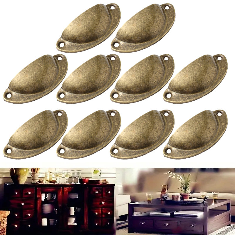 Vintage Furniture Hardware Replacement - Puxadores Vintage em Formato de Concha