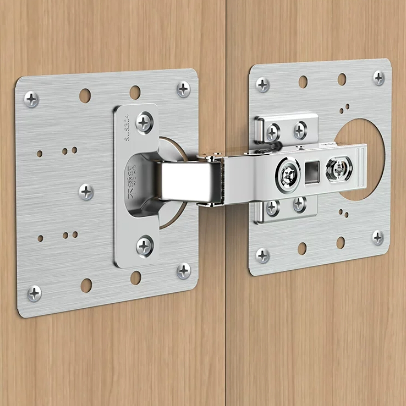 Cabinet Hinge Overlay - Kit de placa de reparo de