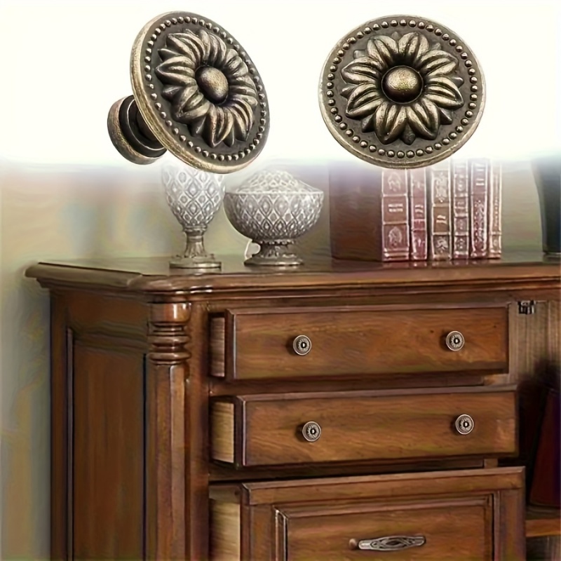 2 Peças de Puxadores de Gaveta - Vintage Furniture Hardware Replacement avaliação e preço