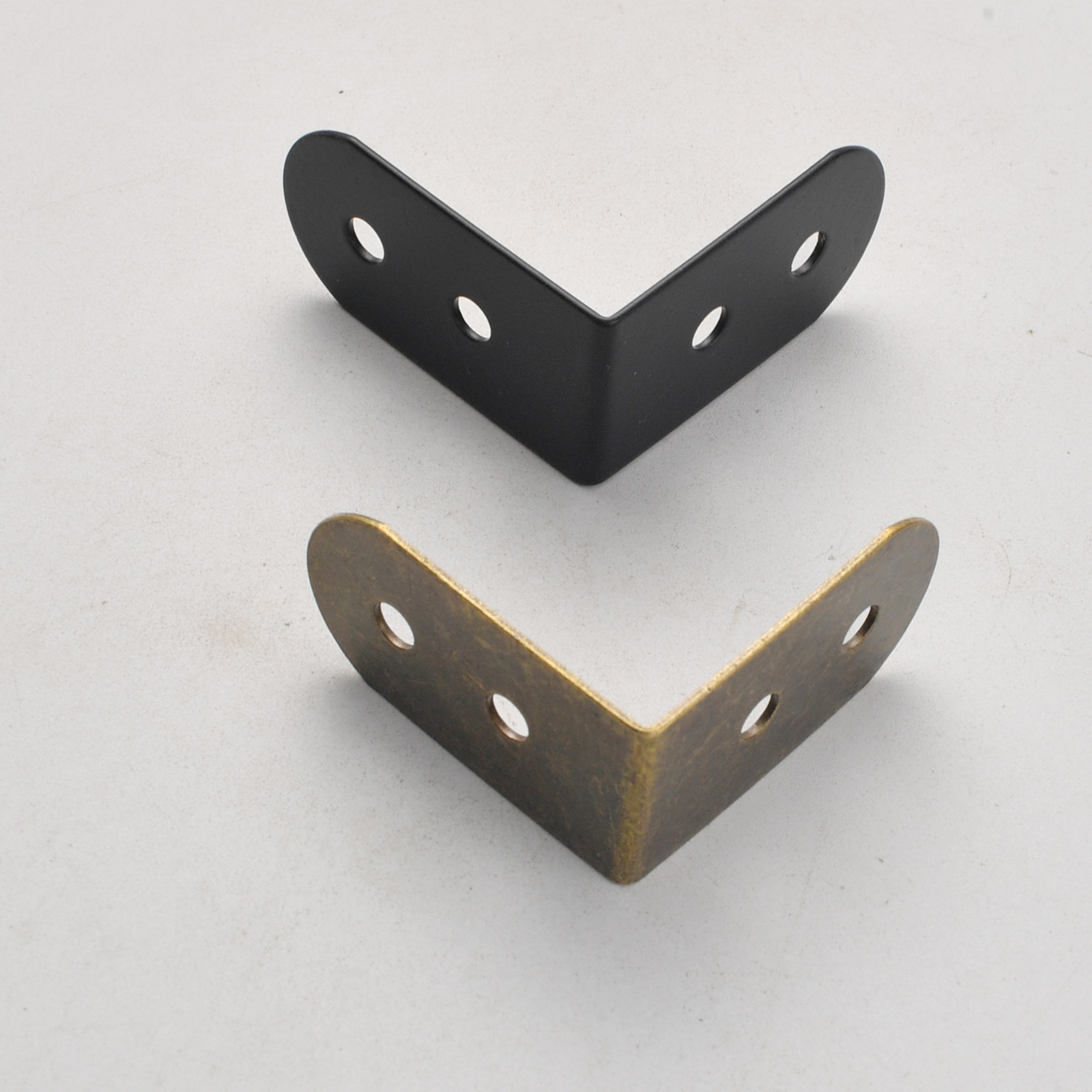 Suporte de canto em ferro pret - Furniture Hardware Material avaliação e preço