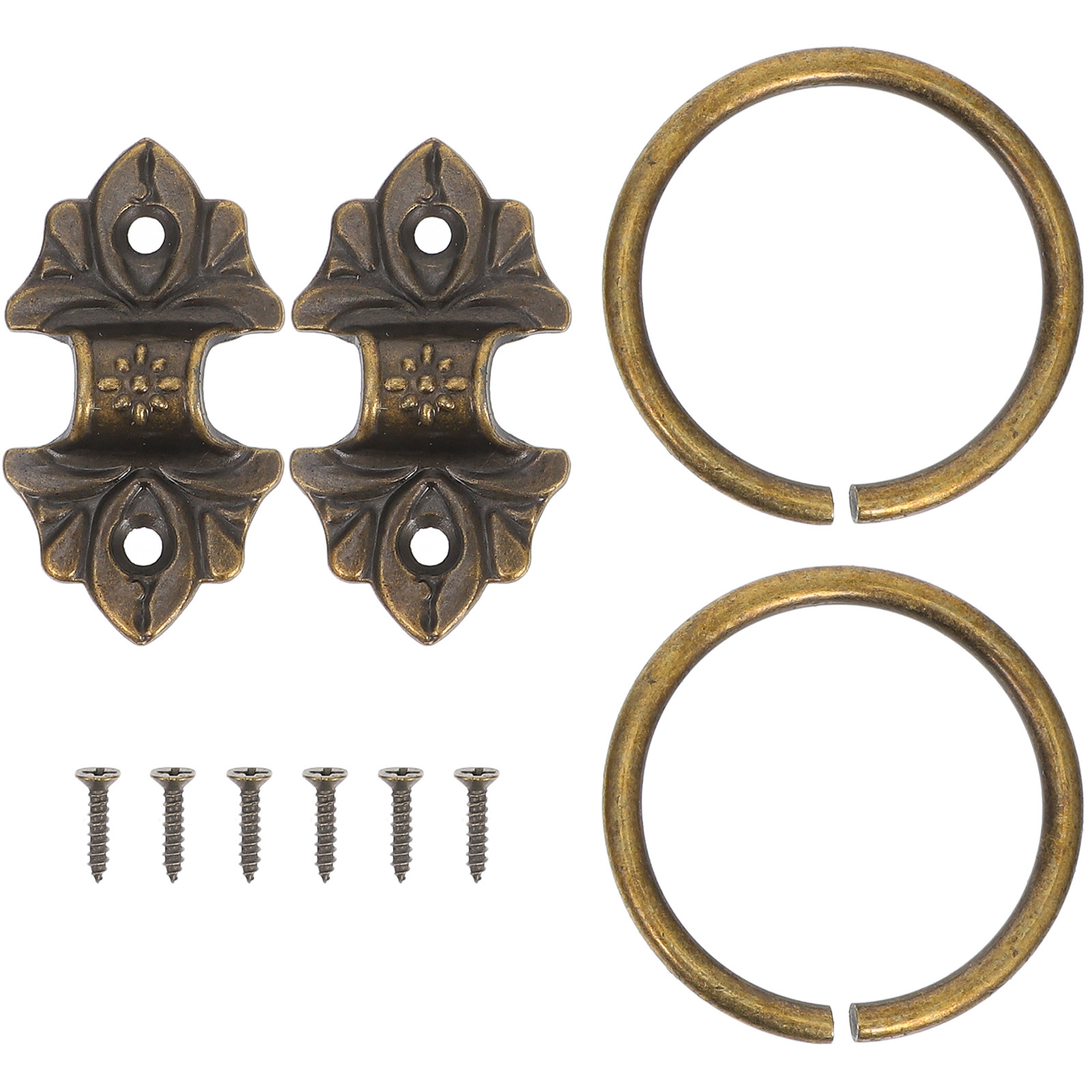 2 Peças Puxadores Redondos Est - Vintage Furniture Hardware Replacement avaliação e preço