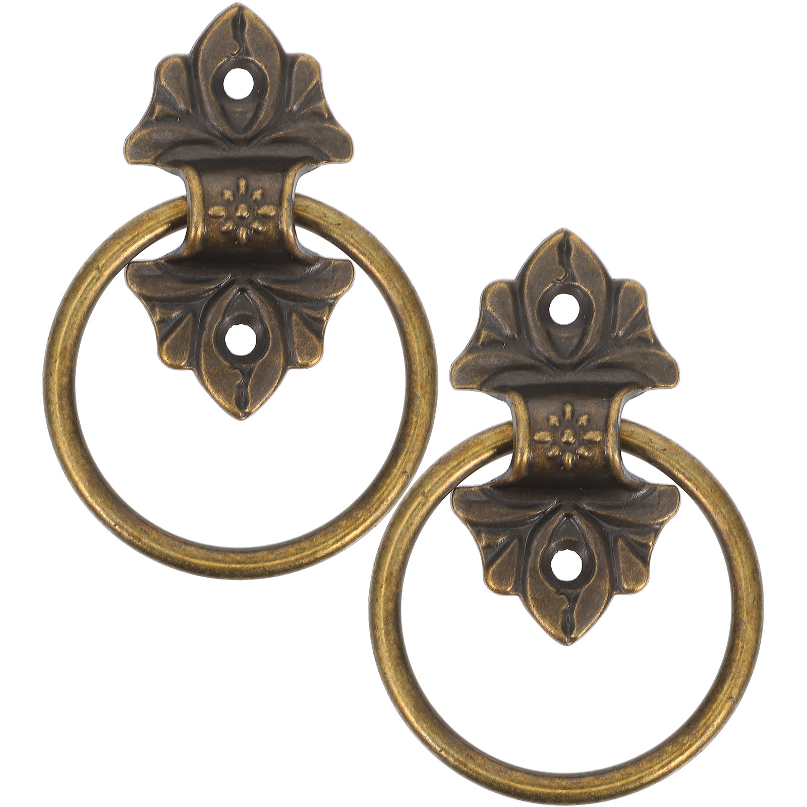2 Peças Puxadores Redondos Est - Vintage Furniture Hardware Replacement avaliação e preço