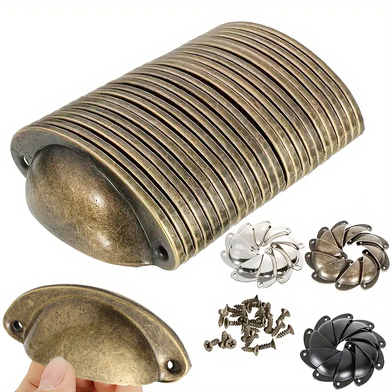 Puxadores Vintage em Formato d - Vintage Furniture Hardware Replacement avaliação e preço