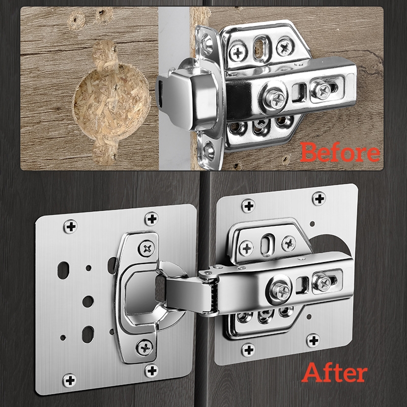 Kit de placa de reparo de dobr - Cabinet Hinge Overlay avaliação e preço
