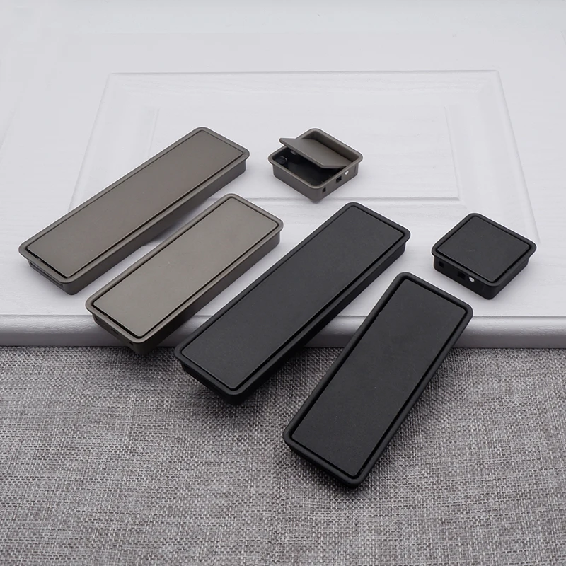 Preto/cinza/tatami puxadores o - Furniture Rotating Hardware avaliação e preço