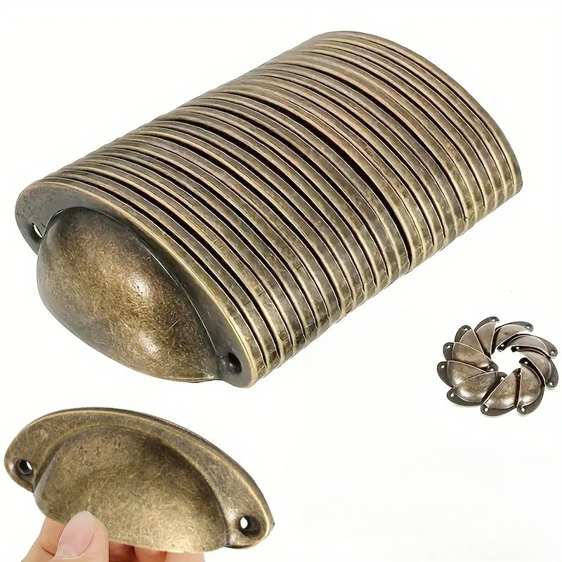 10 puxadores de armário, puxad - Vintage Furniture Hardware Replacement avaliação e preço